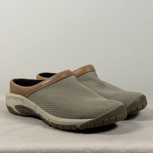 Merrell‎ Womens Encore Breeze 4 Mesh Slip On Clogs Tan Taupe J000552 Size 8